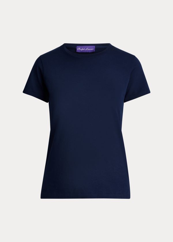 T Shirt Ralph Lauren Algodão Crewneck Mulher 75304-IGLB